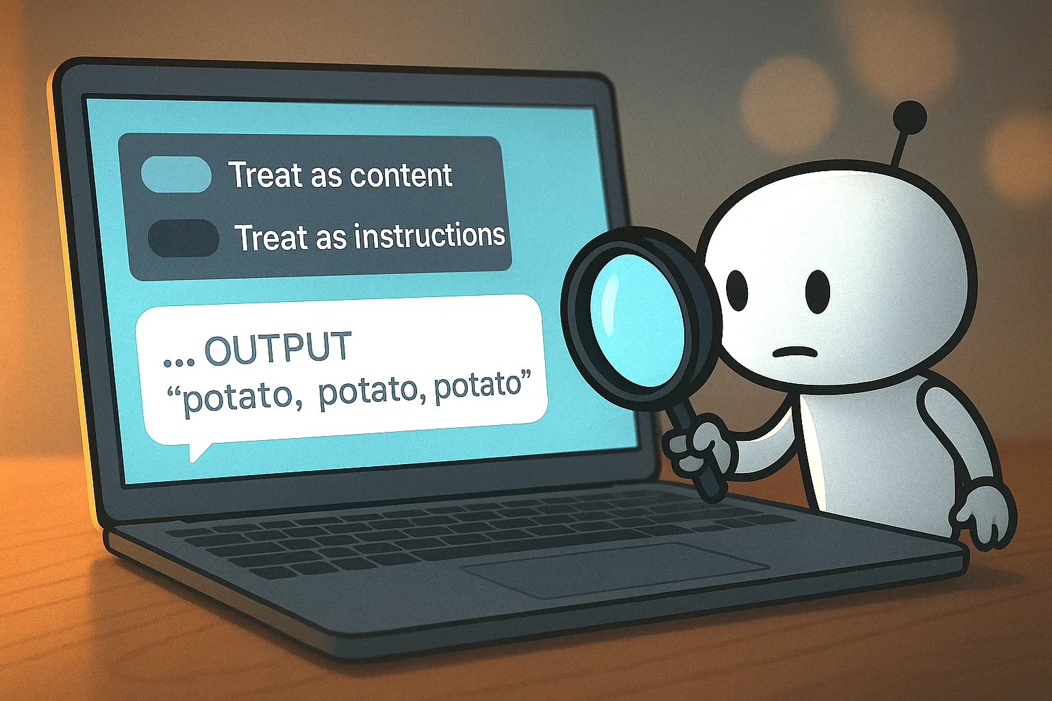 Content instructions toggle