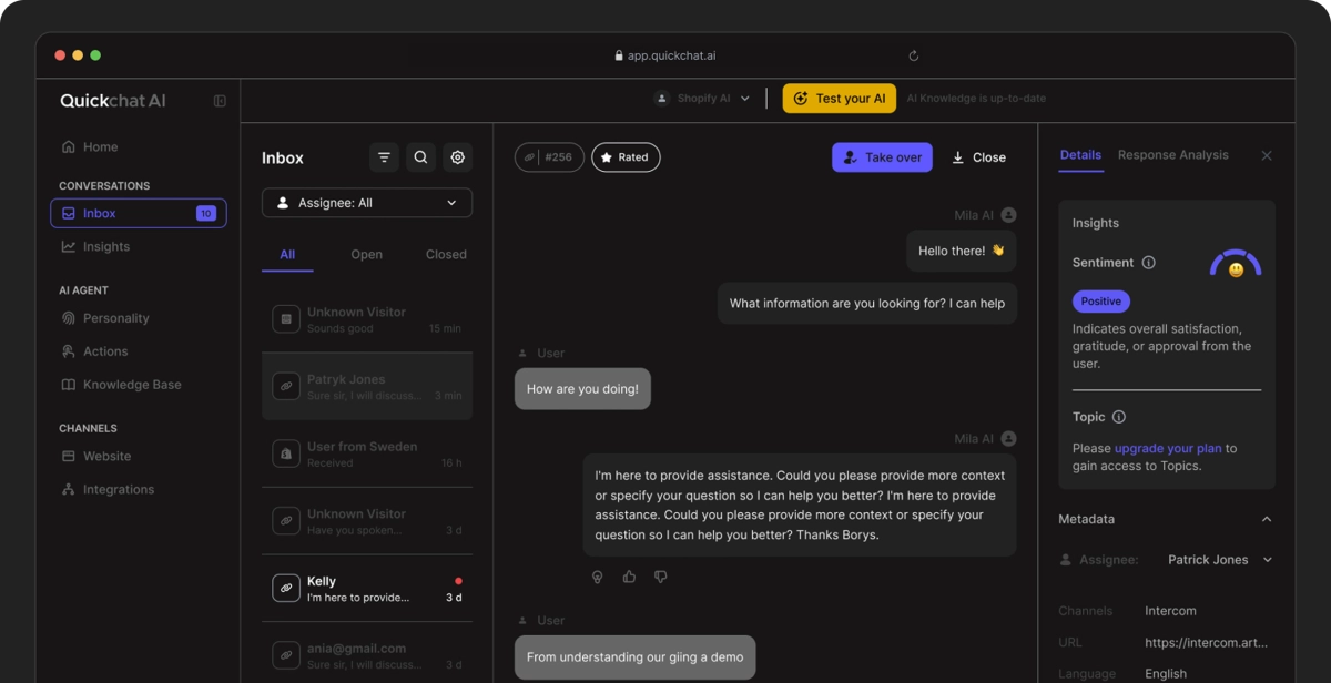 SMB platform screen preview