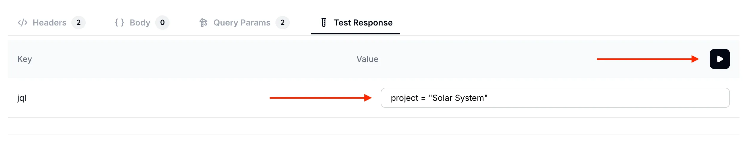 Test API endpoint